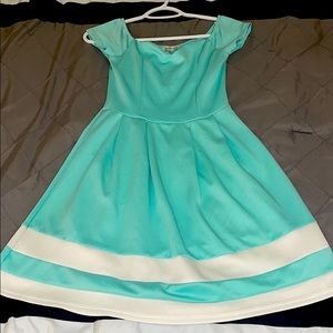 Aqua dress
